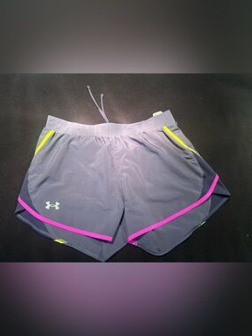 Under Armour Black and Navy HeatGear Athletic Shorts